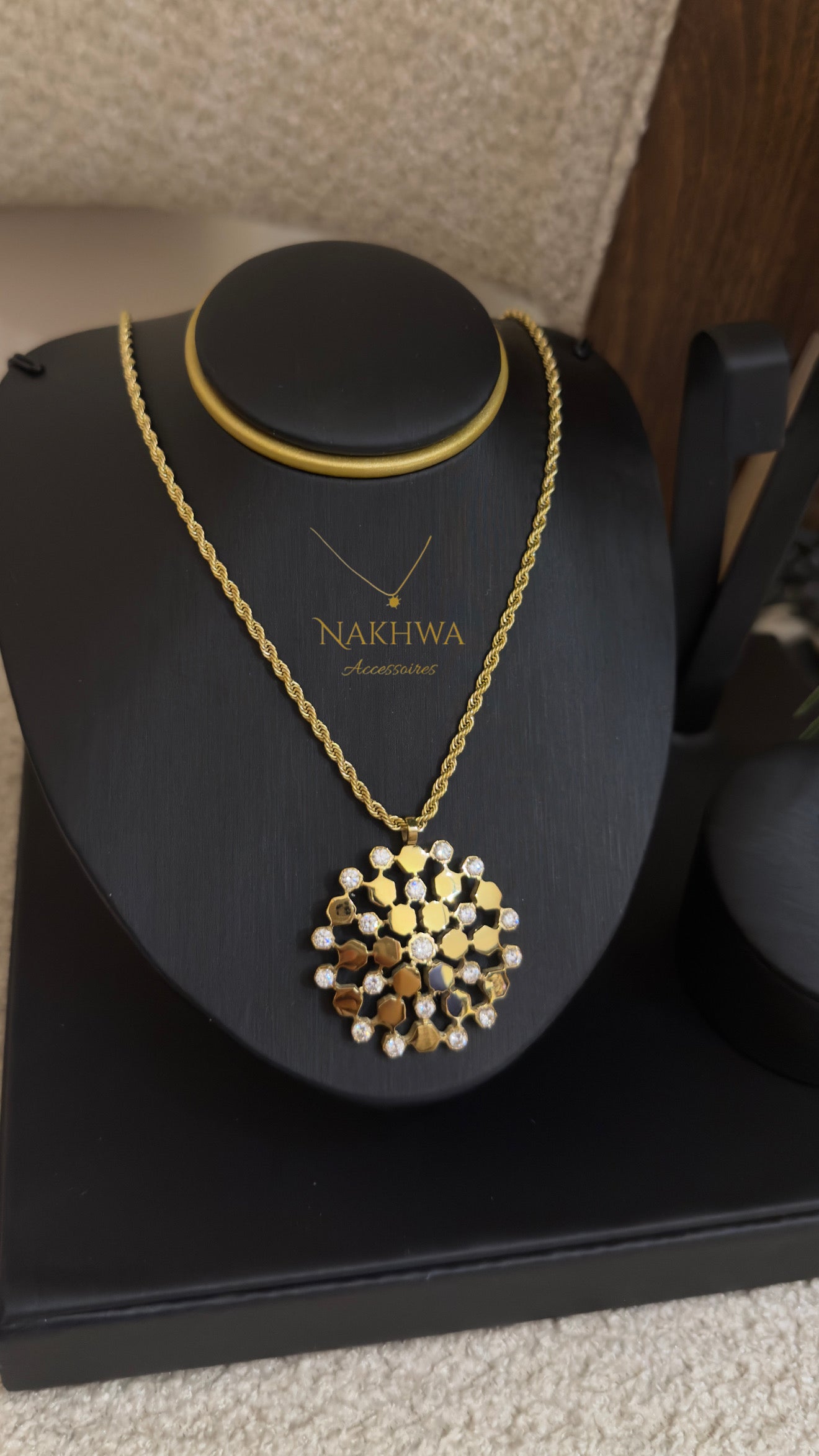 Sautoir chehda DORÉE✨