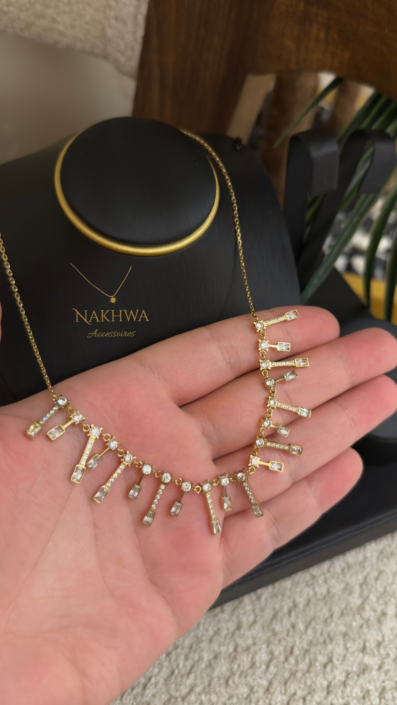 Collier raffiné style or✨🙈